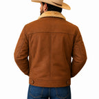 Jaqueta de Couro Masculina Forrada Motari